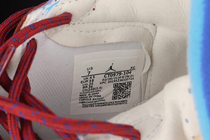 All categories Air Jordan Jordan series basketball shoes Air Jordan 1 High Air Jordan 1 Zoom Air CMFT AJ1 Joe 1 Burgundy CT0979-104